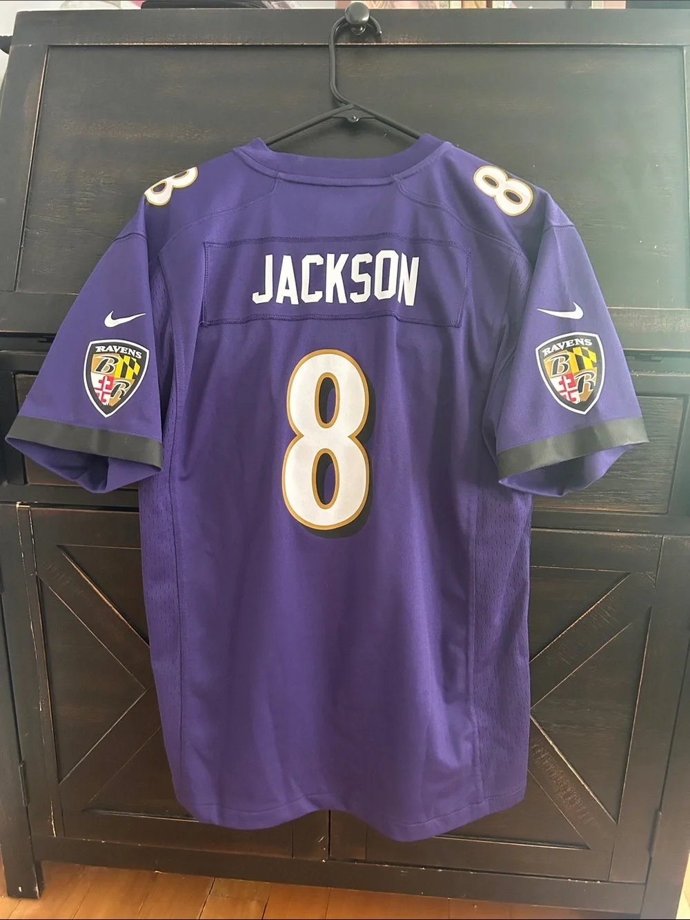 Nike Kids Baltimore Ravens #8 Purple Jersey